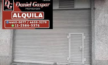 ALQUILER - LOCAL COMERCIAL - EXCELENTE UBICACION - 4 mts. Fte. x 40 Fdo.