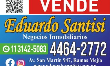 Casa de 3 Amb. a Reciclar Lote de 300 M2 - NECOCHEA 563 - RAMOS MEJIA