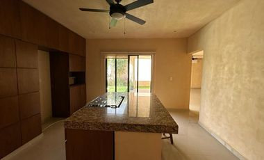 RENTA Casa en Conkal de una planta 3 recámaras