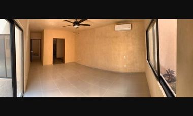 RENTA Casa en Conkal de una planta 3 recámaras