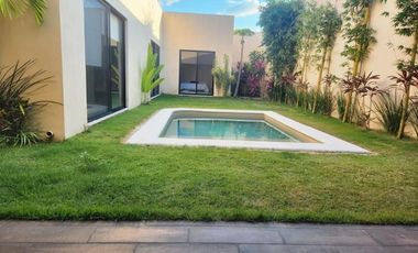 RENTA Casa en Conkal de una planta 3 recámaras