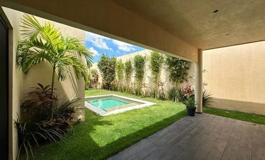 RENTA Casa en Conkal de una planta 3 recámaras