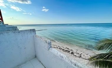 Venta Casa frente al mar, Puerto de Chelem, Yucatan