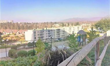 Arriendo espectacular depto., 2dorm 2baños 1 estac.  con terraza y vista verde .