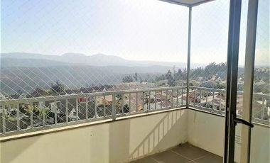 Arriendo espectacular depto., 2dorm 2baños 1 estac.  con terraza y vista verde .