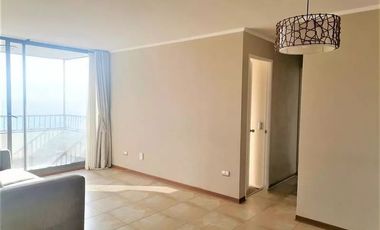 Arriendo espectacular depto., 2dorm 2baños 1 estac.  con terraza y vista verde .