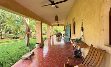 HACIENDA EN VENTA MERIDA, KANASIN, HDA HOLISTICA SAN ANTONIO TEHUITZ, LISTA.