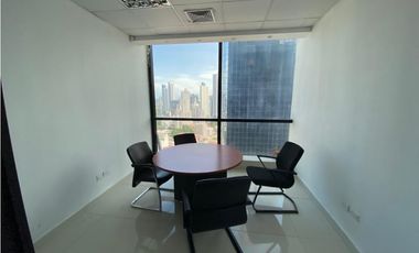 OFICINA AMOBLADA O VACIA 110M2, EN TOWERBANK, CALLE 50