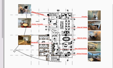 Venta Renta amplia oficina en Santa Fe - Moderno corporativo
