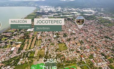 PREVENTA TERRENO 194  EN JOCOTEPEC CON VISTA AL LAGO DE CHAPALA