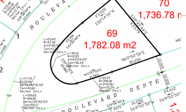 VENTA DE LOTE EN SANTA MARIA 1782M²