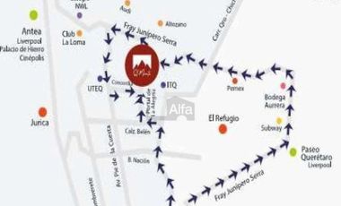 Departamento nuevo en RENTA cerca del ITQ y la UTEQ en Villas de Santiago, Querétaro, Querétaro