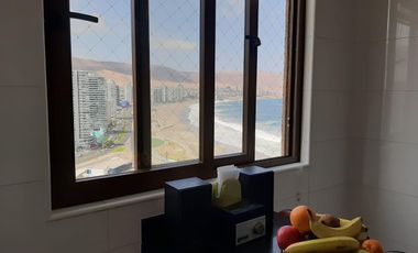 VENDO  DEPARTAMENTO EN OFERTA AMOBLADO CON VISTA AL MAR EN PLAYA CAVANCHA, CIUDAD DE IQUIQUE