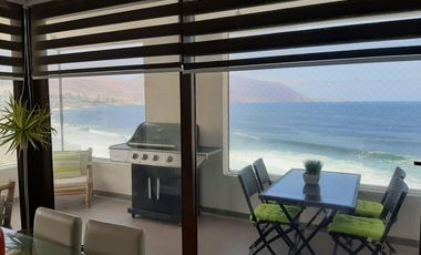 VENDO  DEPARTAMENTO EN OFERTA AMOBLADO CON VISTA AL MAR EN PLAYA CAVANCHA, CIUDAD DE IQUIQUE