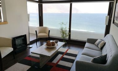 VENDO  DEPARTAMENTO EN OFERTA AMOBLADO CON VISTA AL MAR EN PLAYA CAVANCHA, CIUDAD DE IQUIQUE
