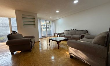 Departamento en renta en Polanco Lamartine Balcón y Amueblado