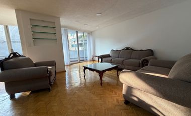 Departamento en renta en Polanco Lamartine Balcón y Amueblado