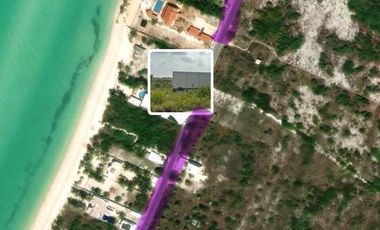TERRENO EN VENTA EN SEGUNDA FILA DE LAS PLAYAS DE CELESTUN, YUCATÁN.