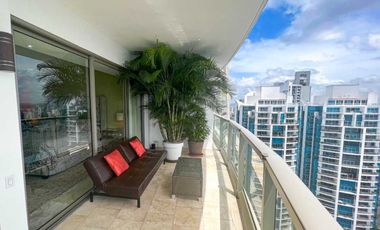 APARTAMENTO AMOBLADO EN PUNTA PACIFICA DE LUJO 3 RECAMARAS PH TRUMP