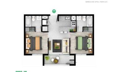 Departamento en venta  en PUENTE ALTO