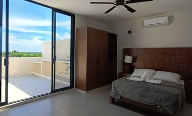 Casa amueblada y equipada en Chuburná Puerto, Yucatán.