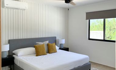 Casas en venta en privada en Conkal Merida dos plantas con alberca