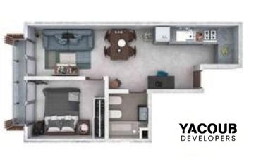 Departamento monoambiente en alquiler - 1 Baño - 41Mts2 - La Plata