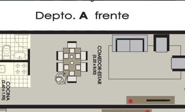 EN VENTA DEPARTAMENTO 2PISO FRENTE BALCON GENERAL PAZ PERMUTO POR TERRENO APTO DUPLEX
