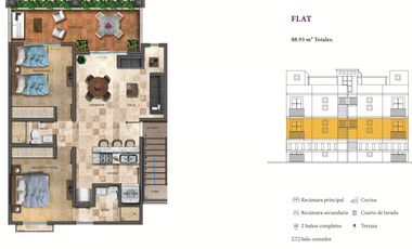 Departamento Colonial en la Serena Residencial San Miguel de Allende