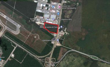 Lote comercial en Venta cerca del Aeropuerto,  sobre Av. Luis Donaldo Colosio, en Cancún