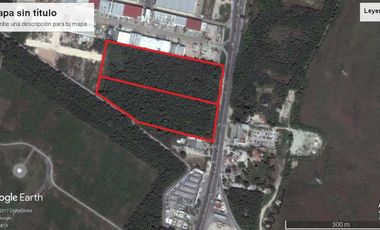 Lote comercial en Venta cerca del Aeropuerto,  sobre Av. Luis Donaldo Colosio, en Cancún