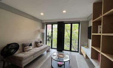 Moderno Departamento 1 Rec. Roma Norte, Amueblado y Equipado