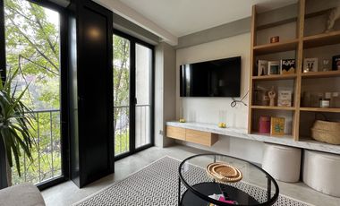 Moderno Departamento 1 Rec. Roma Norte, Amueblado y Equipado