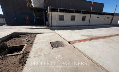 Terreno con 4 galpones, sector la Negra.