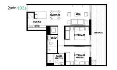 PRE VENTA DEPARTAMENTO, 2 RECÁMARAS, COLONIA CUAUHTÉMOC, CDMX