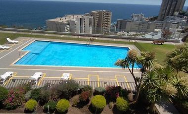 Costa de Montemar Departamento Con  Espectacular Vista Al Mar