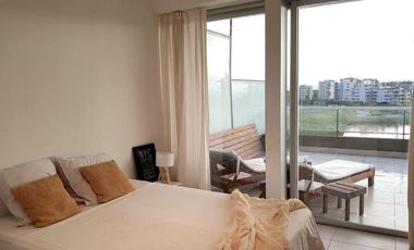 QBay Yacht | Alquiler temporario | 2 ambientes con tremendo balcón terraza con vista al río