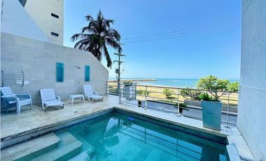 CASA EN VENTA EN CARTAGENA PARA AIRBNB CON VISTA AL MAR