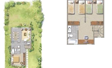 Casa en arriendo c/ estacionamiento en El Trébol