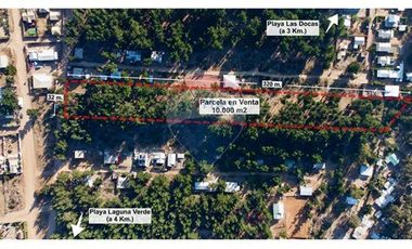 Excelente Parcela de 1 Hectárea en Laguna Verde