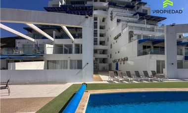 Departamento 2Dorm con Terraza frente al mar en Ciudad del Mar, Manta