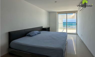 Departamento 2Dorm con Terraza frente al mar en Ciudad del Mar, Manta