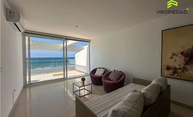 Departamento 2Dorm con Terraza frente al mar en Ciudad del Mar, Manta