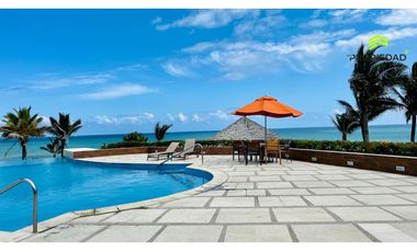 Departamento 2Dorm con Terraza frente al mar en Ciudad del Mar, Manta