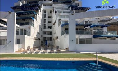 Departamento 2Dorm con Terraza frente al mar en Ciudad del Mar, Manta