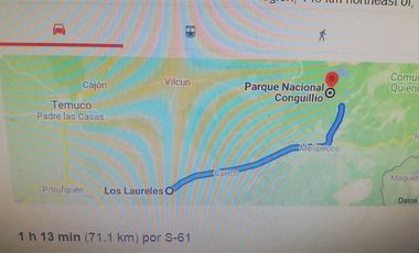 Parcela en Venta en sector La Laureta cerca de Cunco
