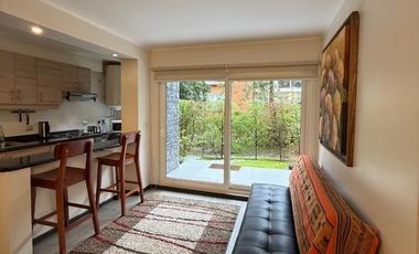 Departamento en Venta en Increible departamento en condominio Pucón Andino, primer piso con jadín