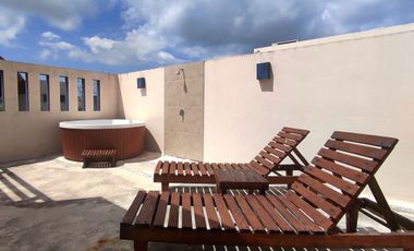 DEPARTAMENTO ÚNICO DE DOS HABITACIONES CON TERRAZA Y JACUZZI PRIVADOS