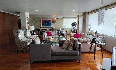 Departamento de lujo amueblado en renta, Lomas de Chapultepec