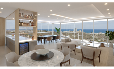 DEPARTAMENTO EN LA PLAYA DE LUJO EN VENTA PUNTA BLANCA SANTA ELENA